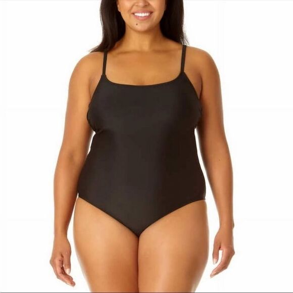 Hurley XXL Black‎ One Piece Swimsuit - Picture 1 of 9